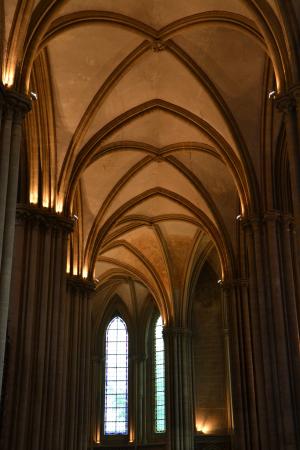 教会, bayeux, 法国, 大教堂, 宗教, 建筑, 室内