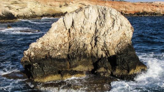 岩石, 波, 粉碎, 海, 自然, 海岸, 喷雾