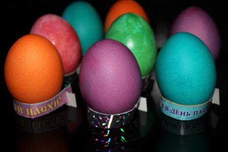 复活节, 复活节彩蛋, 鸡蛋, 多色, 动物的蛋, 装饰, 食品