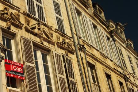 法国, hauswand, 立面, 窗口, 首页, 建筑, 建筑外观