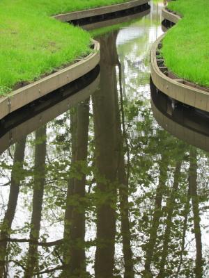 通道, 水, 阿姆斯特丹, 镜像, 公园, 绿色区域