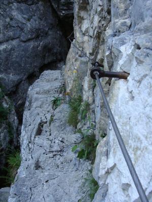 山路, 岩石, 斯洛文尼亚, 山, 危险步行