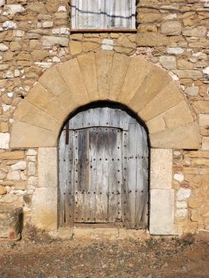 门, 门户网站, 段, 中世纪, 农舍