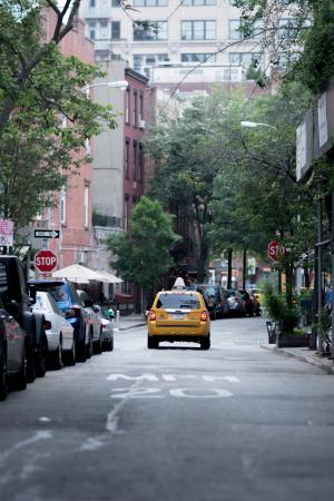 汽车, 城市, 道路, 街道, 出租车, 黄色的出租车, 汽车