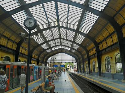 火车站, 终端, 比雷埃夫斯站, 希腊, 运输, 火车, 铁路