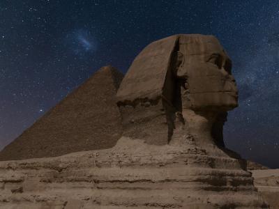 狮身人面像, 埃及, 具有里程碑意义, 埃及, 古代, 开罗, 沙漠