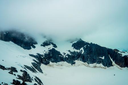 阿拉斯加, 门登霍尔冰川, 雪, 风景名胜, 景观, 山脉, 白色