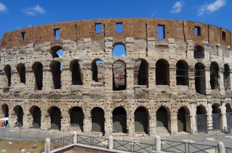 罗马, 体育馆, 意大利, 古董, 纪念碑, 古建筑, 舞台上