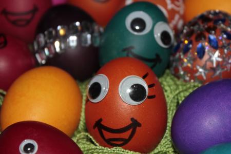 复活节, 复活节快乐, 鸡蛋, 红色, 礼物