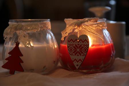 蜡烛, 浪漫, 烛光, abendstimmung, 浪漫, 红色, 白色