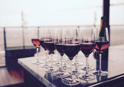 酒吧, 瓶, 事件, 眼镜, 红酒, 餐厅, 葡萄酒