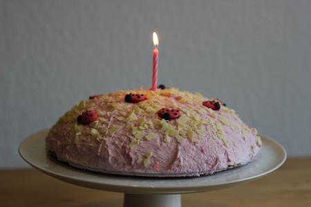 生日蛋糕, 蛋糕, 生日, 甜, 蜡烛