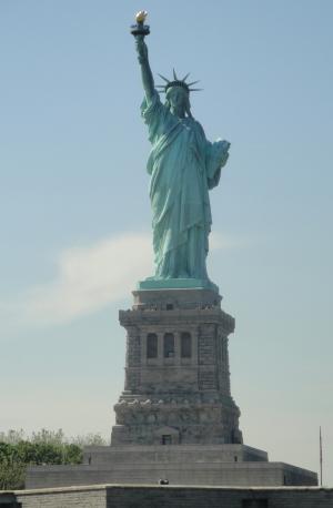 自由女神像, 具有里程碑意义, 纽约, 美国, 纪念碑, dom, 符号