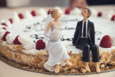 新娘, 蛋糕, 仪式, 夫妇, 食品, 丈夫, 爱