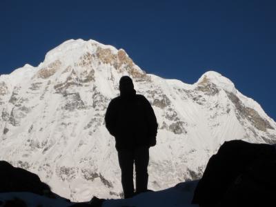 安纳布尔纳, 喜马拉雅山, 尼泊尔, 山脉, 徒步旅行, 徒步旅行, 流浪者