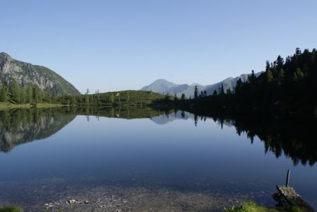 芦苇湖, 巴达盖斯坦, badgastein, 萨尔茨堡, bergsee, 徒步旅行, 高山湖