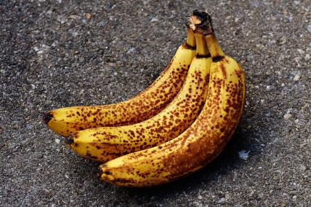 香蕉, 水果, 水果, 健康, 黄色, 褐斑, 香蕉皮
