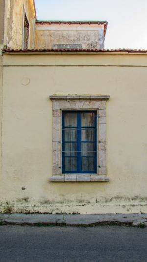 塞浦路斯, 帕拉利姆尼, 老房子, 窗口, 新古典主义, 建筑