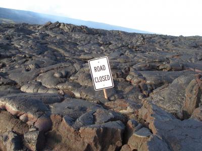 道路封闭, 熔岩, 火山, 夏威夷