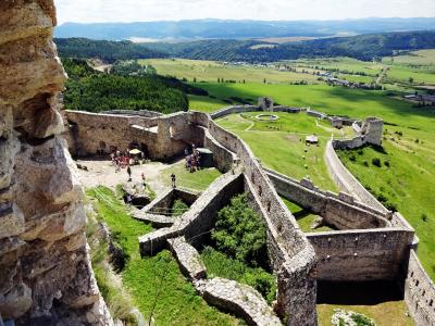 spi 城堡, 斯洛伐克, 教科文组织, 纪念碑, 废墟, 历史, 墙壁