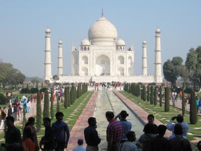 泰姬陵, 印度, 阿格拉, 纪念碑, 七奇迹, arquitecture, 游客