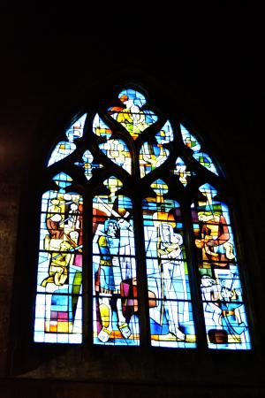 彩色玻璃, 彩绘玻璃窗, 教会, 天主教, 窗口, 波尔多, 屠杀无辜者