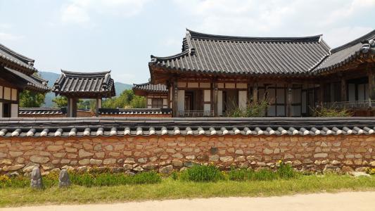 giwajip, 栅栏, 韩, 汉城, 亚洲建筑, 亚洲, 文化