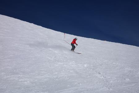 滑雪, 滑雪者, 滑雪场, arlberg, 冬天, 山脉, 山峰