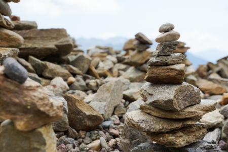 平衡, 石头, 冥想, 休息, 石材遥控, 石塔, 炮塔