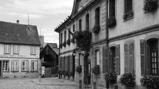 法国, 历史房子, 阿尔萨斯, 村庄