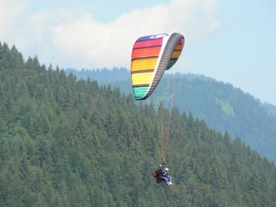 滑翔伞, 山脉, 山体育, 体育活动, 景观, 阿尔卑斯山, 自然
