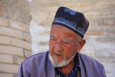 老人, 叔叔, 男子, 乌兹别克语, 传统, 穆斯林, 胡子