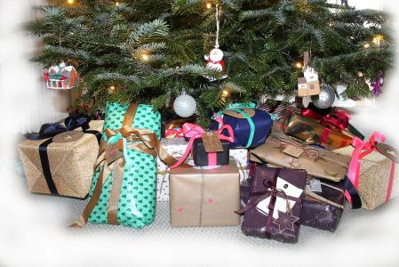 礼物, 礼品, 磁带, 包, skøjfe, 惊喜, 换行