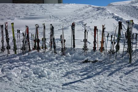滑雪竿, 滑雪, 休息, 休息, 滑雪, 滑雪, 滑雪场