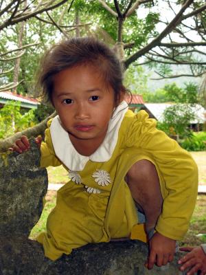老挝, 万荣万荣, 儿童, 老挝, 女孩, 可爱, 儿童