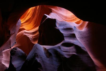 峡谷, 沙漠, 景观, 光, 红色的岩石, 岩石, 砂岩