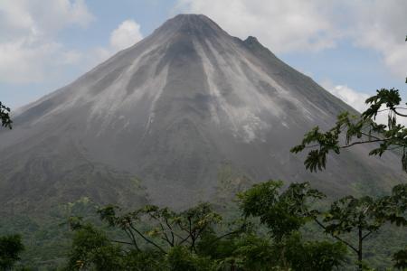 火山, 哥斯达黎加, 景观, 山, 活动, 丛林, 喷发
