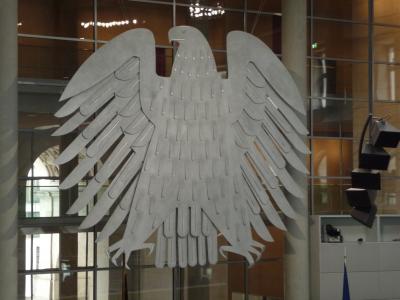 联邦老鹰, 德国联邦议院, 纹章上的动物, 徽章, 德国, 德国国会大厦, 阿德勒