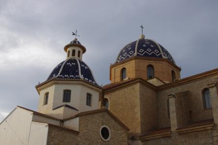 阿尔特亚, 教会, 纪念碑, 建筑, 阿利坎特, 基督教, 大教堂