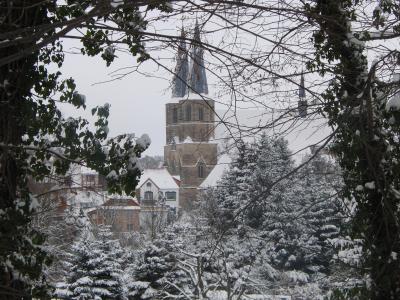 duderstadt, eichsfeld, 教会, 自然, 冬天, 感冒, 圣诞节