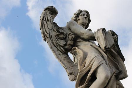 天使, 罗马, 雕塑, 圣安吉洛桥, 雕像, 纪念碑, 著名的地方