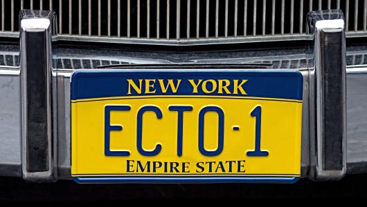 鬼, ecto-1, 牌照, 板, 注册, 纽约, 值