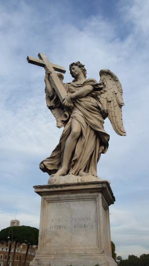 天使, 天使桥梁, 罗马, 雕像, 雕塑, 纪念碑, 著名的地方