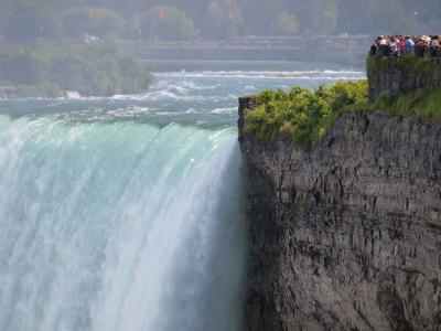 马蹄瀑布, 尼亚加拉, 瀑布, 游客, 加拿大, 自然, 景观