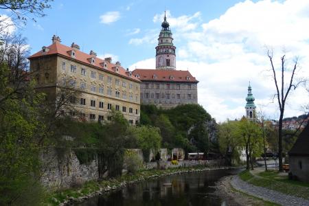 捷克克鲁姆洛夫, 河, 历史的核心, 城堡, 景观, 克鲁姆洛夫, 水