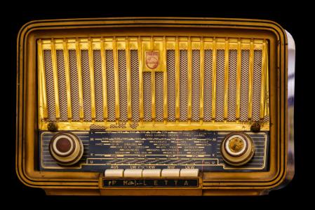 电台, 老, 电子管收音机, 怀旧, 发言者, 复古, 旧收音机