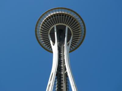 太空针塔, 西雅图, 华盛顿, 具有里程碑意义, 高, 结构, 著名