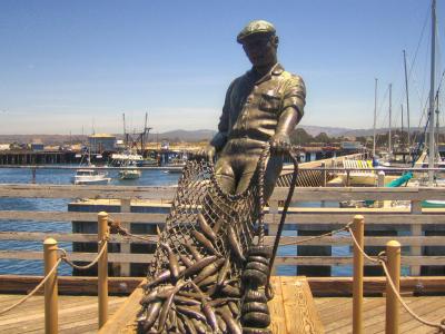 渔夫矮人, 三藩市, 加利福尼亚州, 美国, 旅游景点, 雕像, 港口