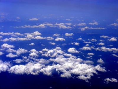 云计算, 天空, 白天, 蓝色, 的阴霾, 海拔高度