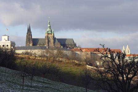 城堡, 建筑, 布拉格, 教会, 著名的地方, 欧洲, 大教堂